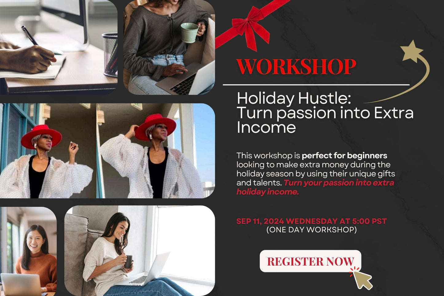 Holiday Hustle:  Turn passion into Extra Income WORKSHOP